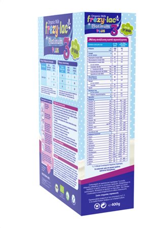 FREZYLAC - PLATINUM PLUS No3 Βιολογικό Κατσικίσιο Γάλα απο 10 μηνών - 400gr